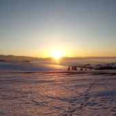 Končí  ďalší mrazivý zimný deň.