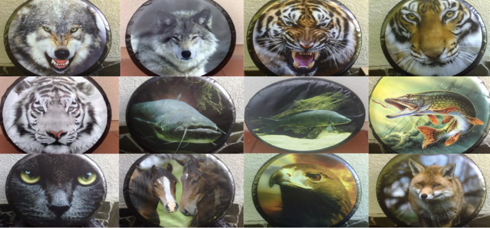 kryty, plachty,potahy na rezervu kolesa