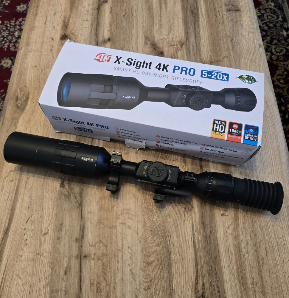 ✅ATN x-sight 4k pro 5-20x + príslušenstvo
