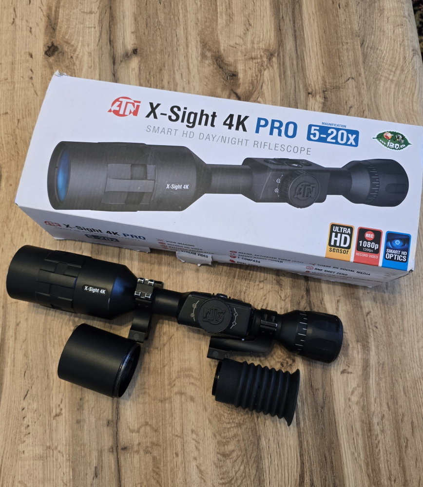 ✅ATN x-sight 4k pro 5-20x + príslušenstvo