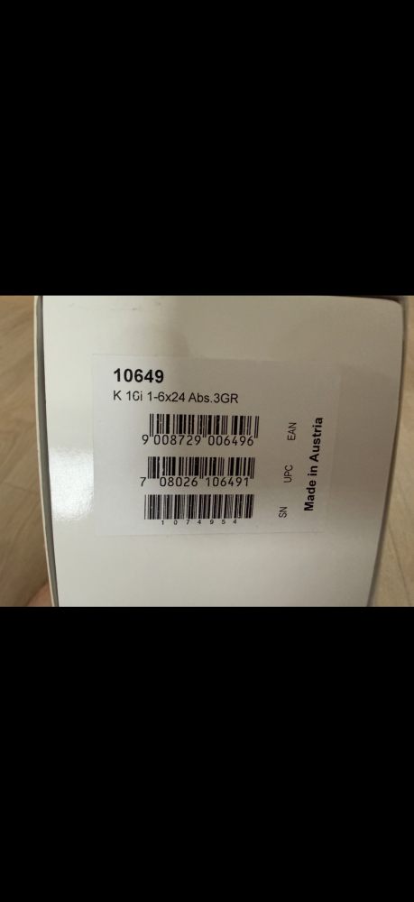 Predam Kahles K16i 1-6x24 3GR