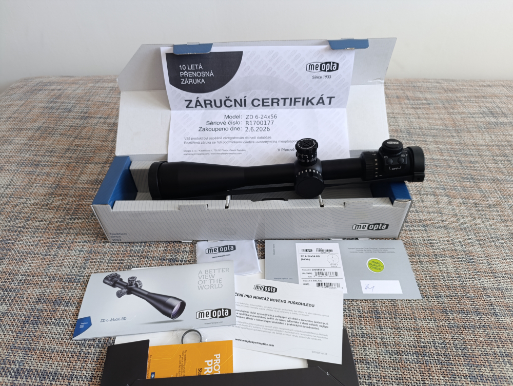 Meopta ZD 6-24 x 56 RD MOA