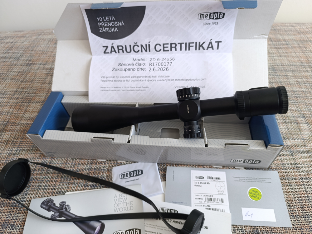 Meopta ZD 6-24 x 56 RD MOA