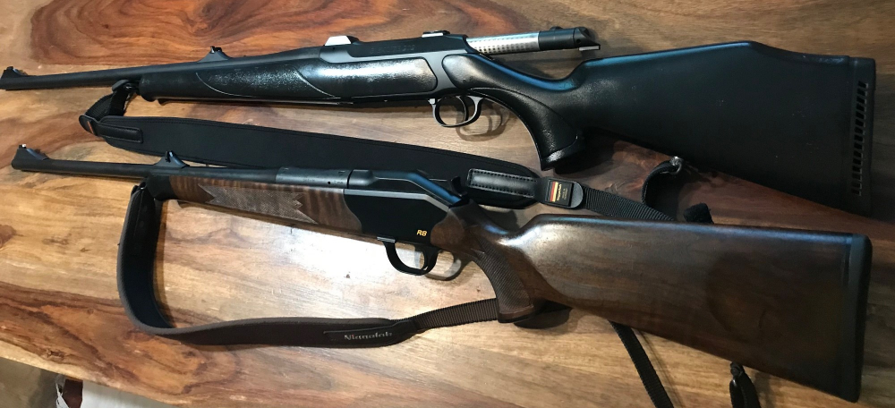 LACNO predám nepoužívané guľovnice BLASER R8 Black ST a SAUER 202 Elegance XT