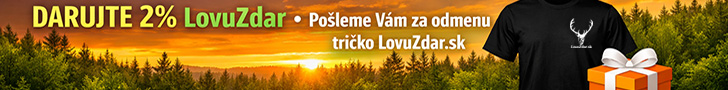 darujte 2 percent&aacute; pre podporu LovuZdar.sk