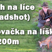 poľovačka na líšku na 200m | zásah na líce