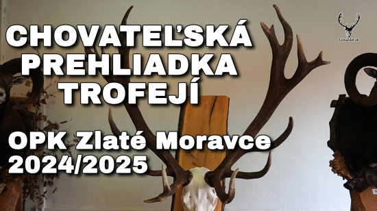 CHOVATEĽSKÁ PREHLIADKA TROFEJÍ OPK Zlaté Moravce 2024/2025