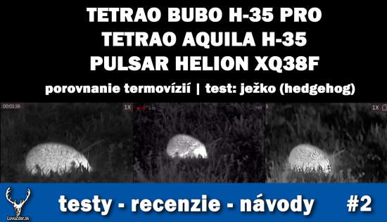 Porovnávací test termovízií